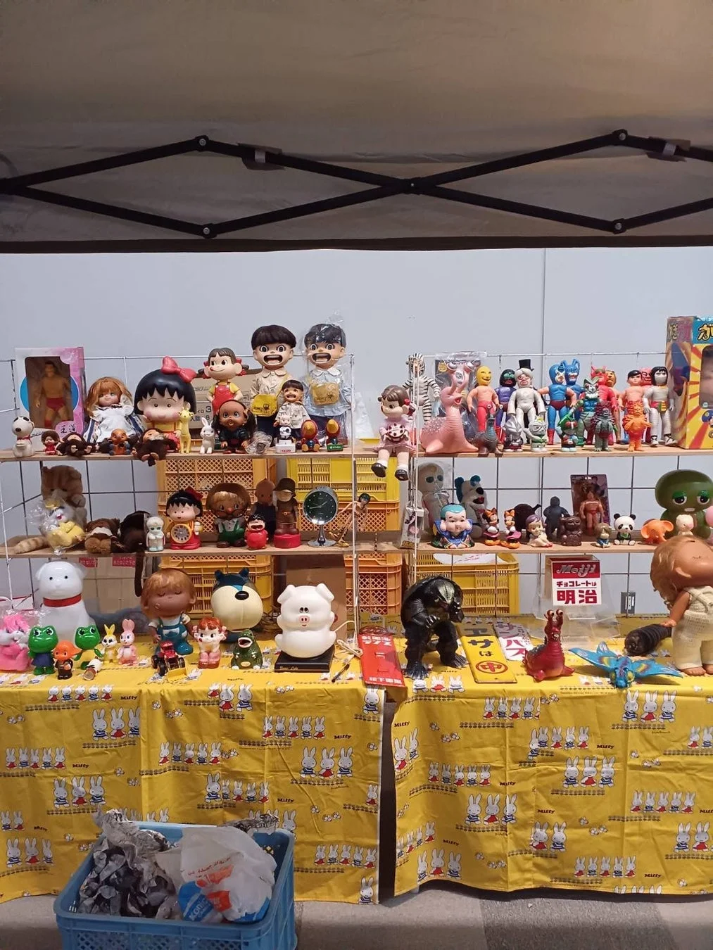 懐かしいソフビ人形などのコレクション