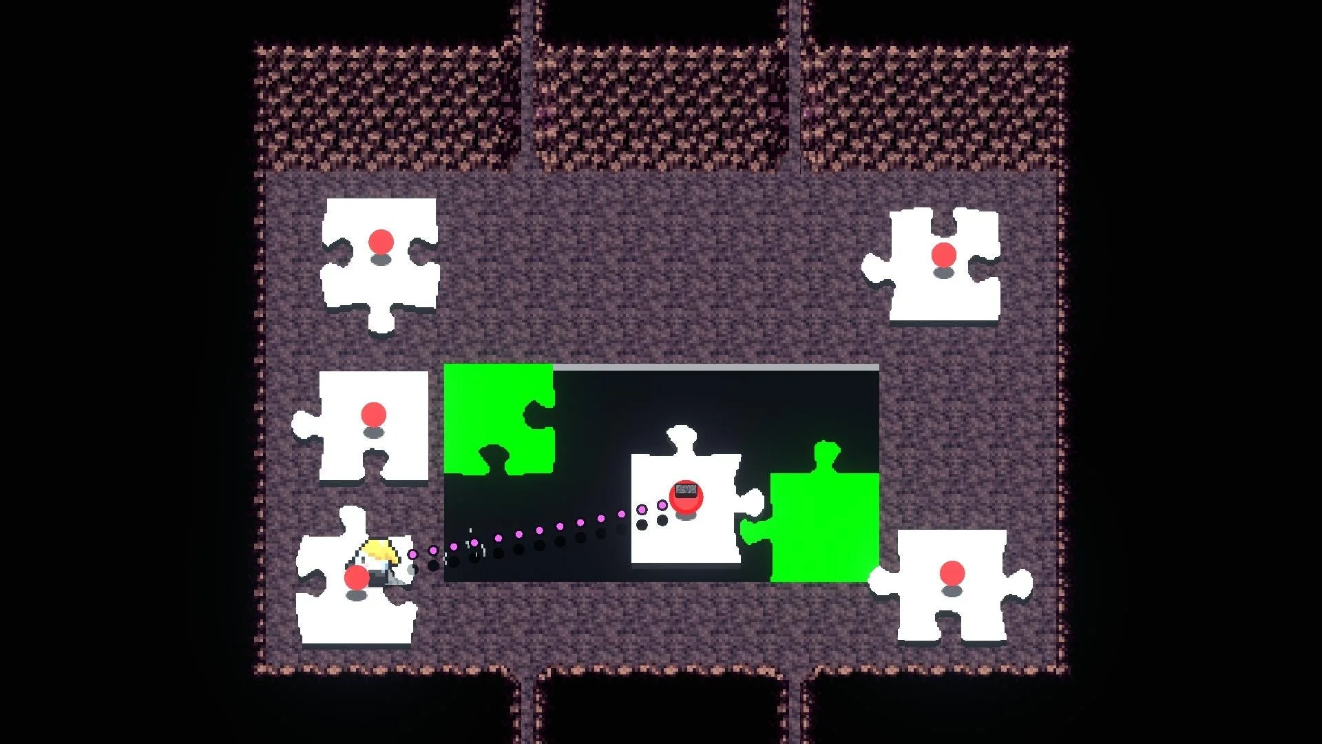 パズル要素のステージ