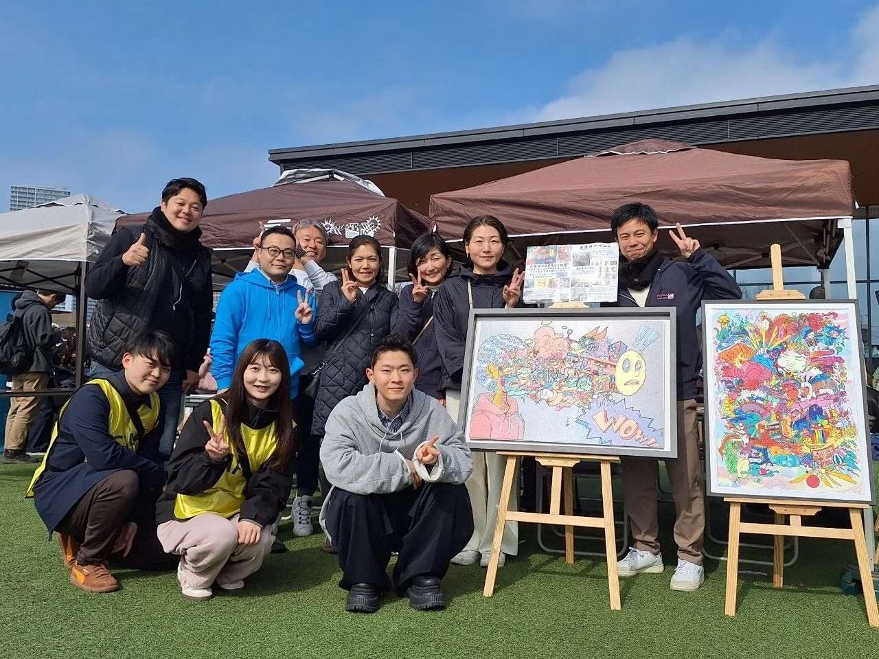 アート作品と人々