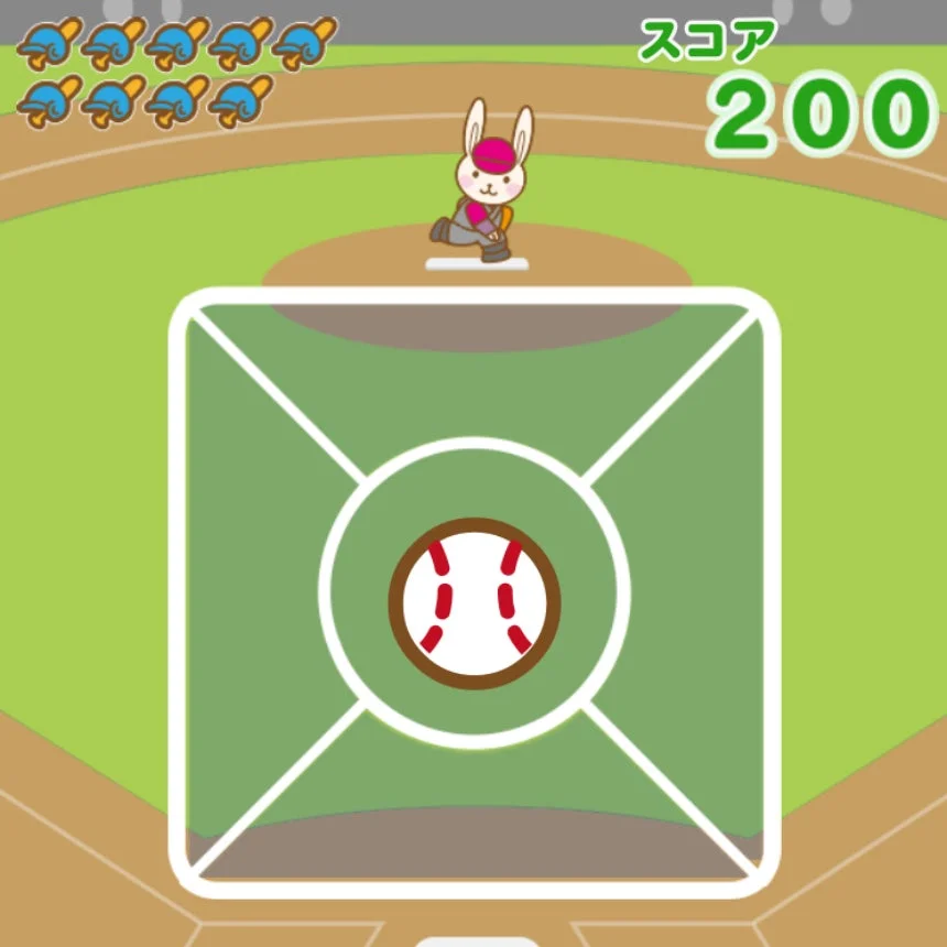 野球ゲーム画面