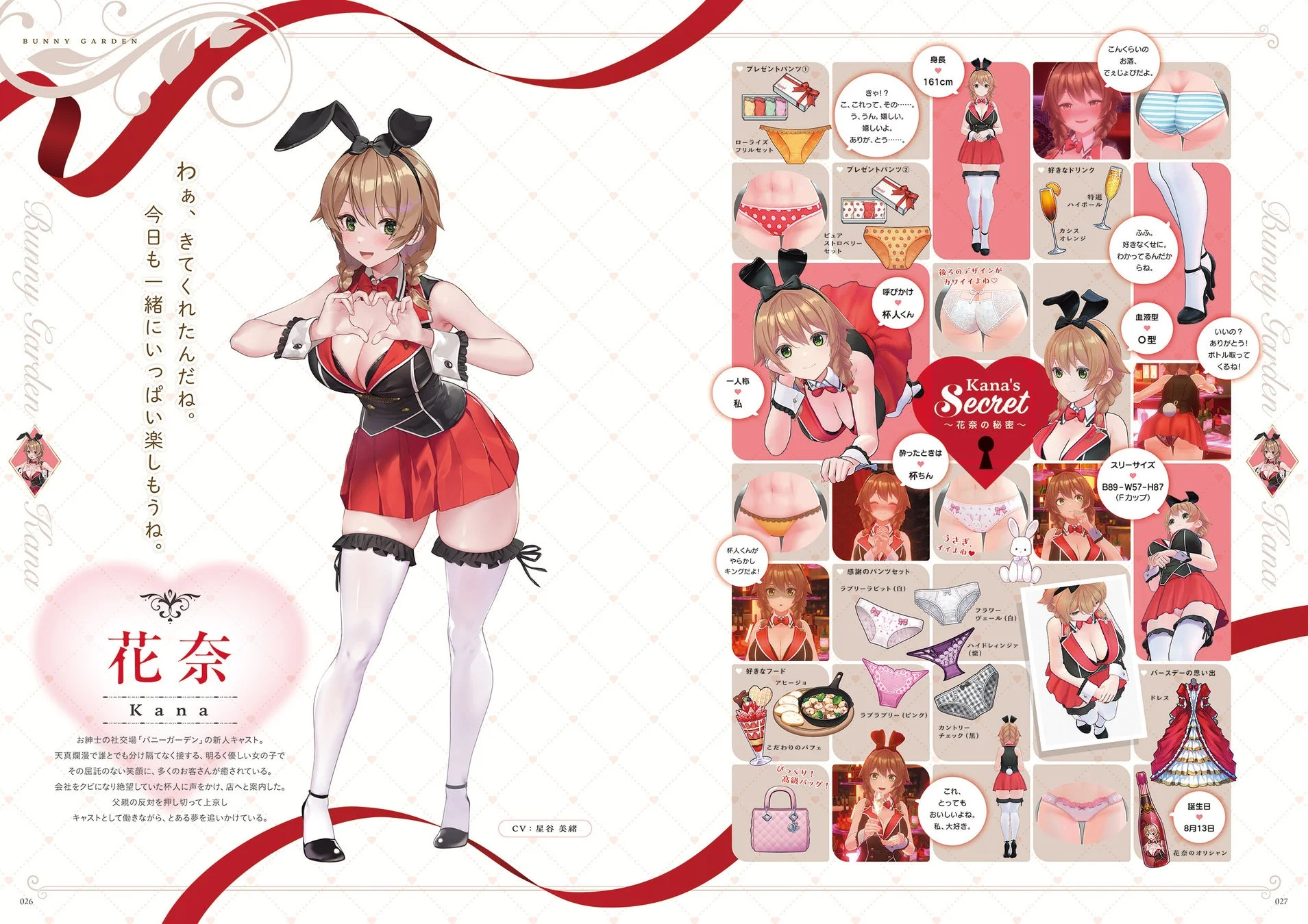 花奈 キャラクタープロフィール