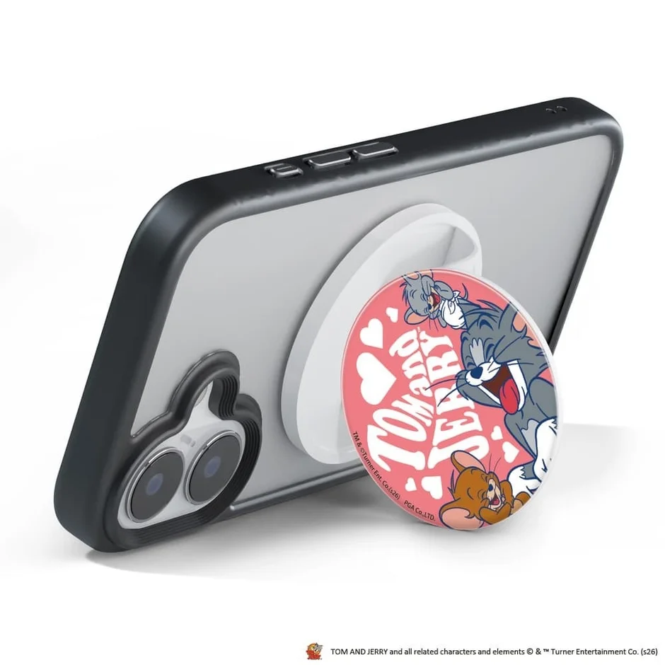 トムとジェリー ピンク ハートデザイン スタンド