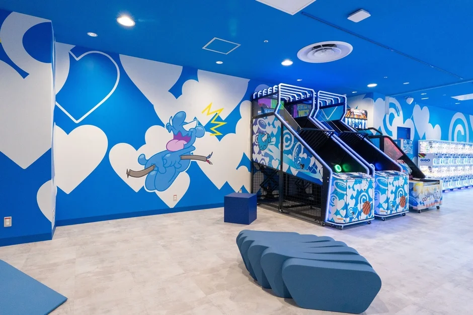 GiGO店内のバスケットボールゲーム