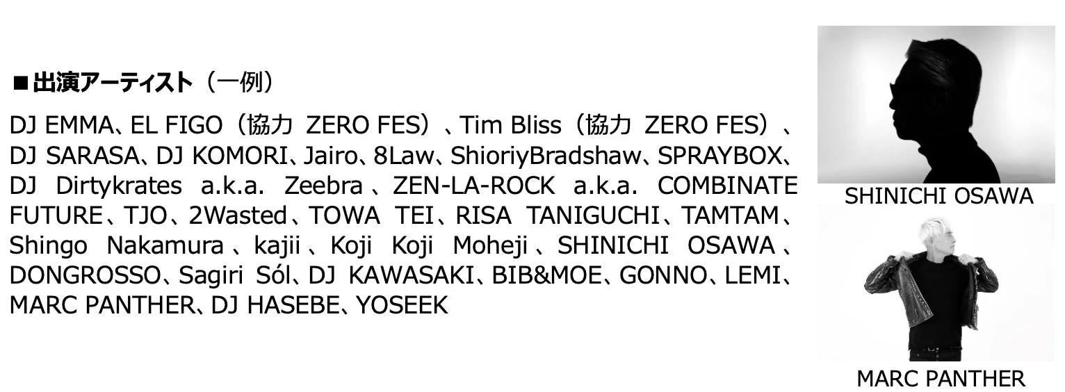 出演アーティスト（一例）