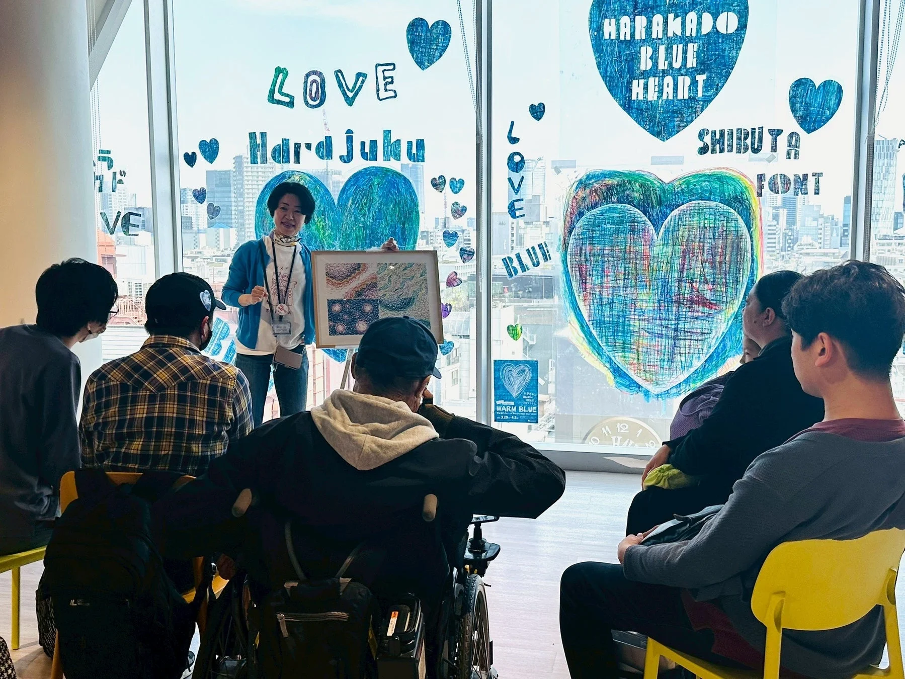 アートワークショップの様子