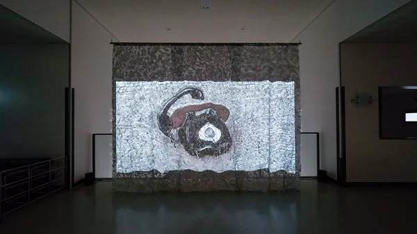 電話のプロジェクションアート