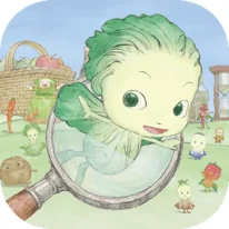 虫眼鏡越しのキャベツの妖精