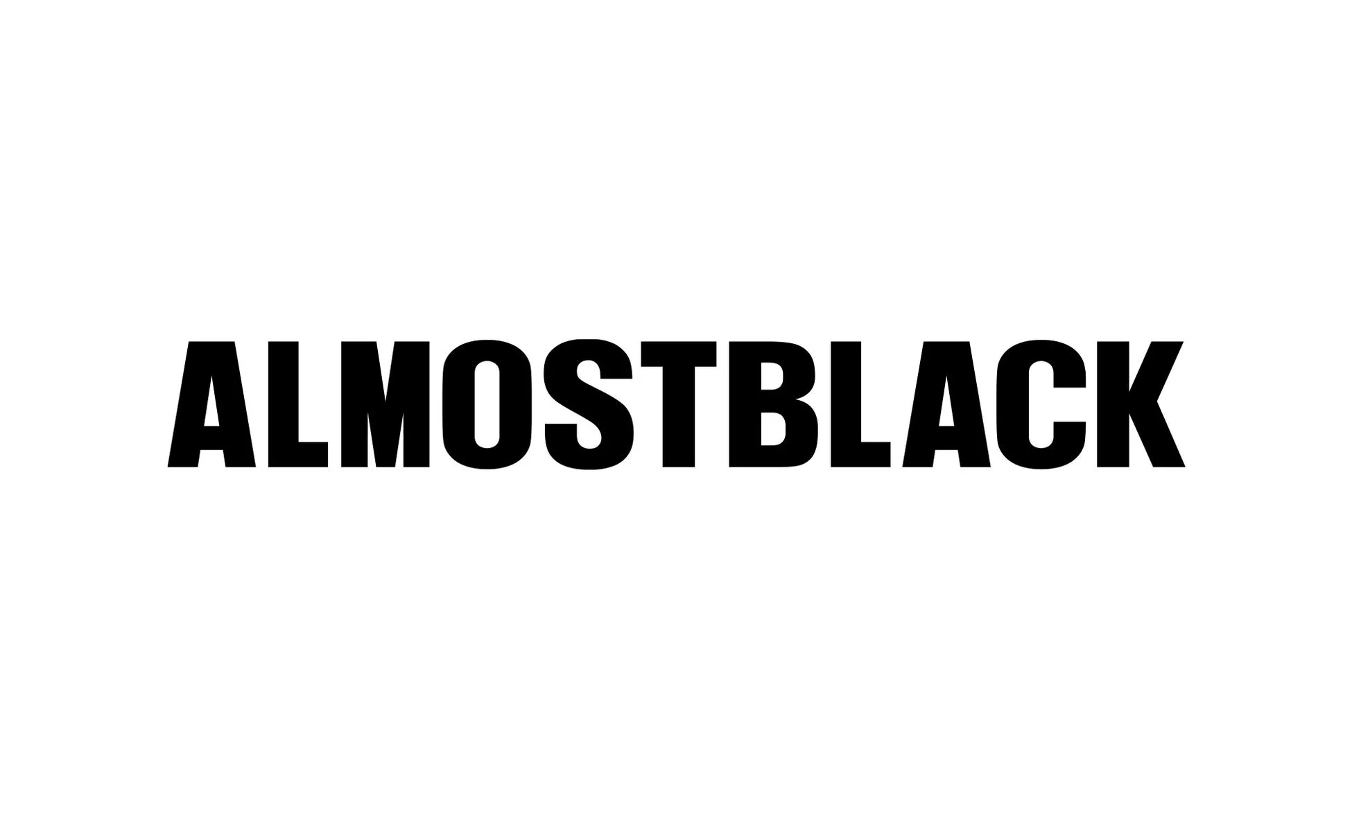ALMOSTBLACKロゴ