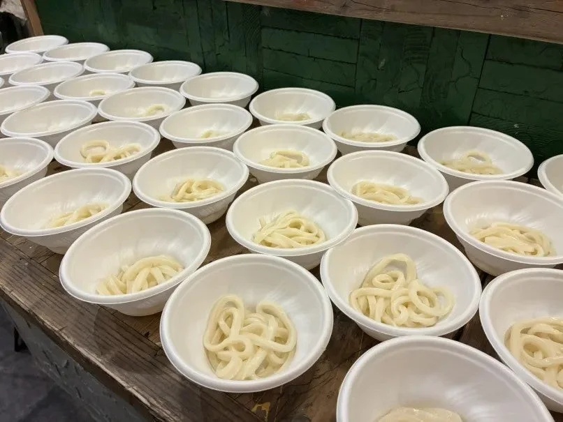 小分けのうどん