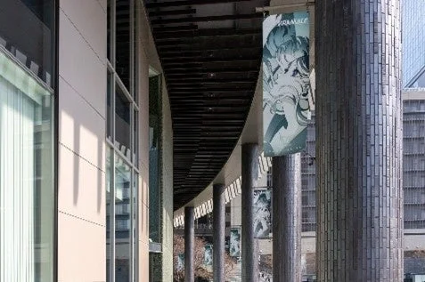 フラッグ掲出の様子