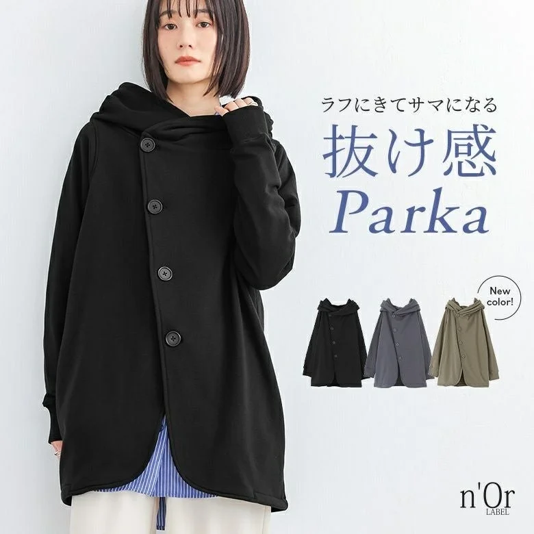 ラフにきてサマになる 抜け感 Parka New color! n'Or LABEL