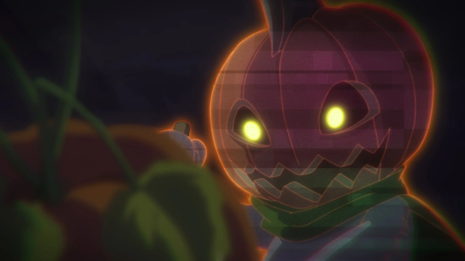 カボチャの頭のキャラクター