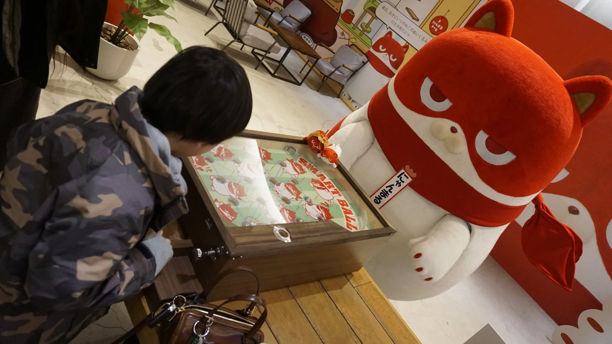 スマートボールを楽しむ様子