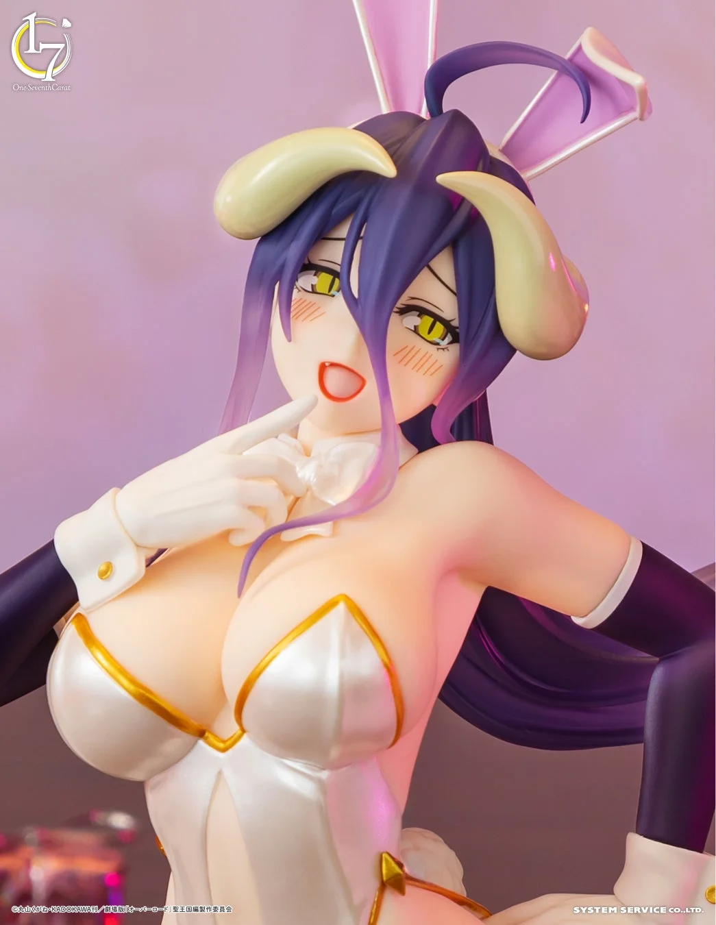 オーバーロード One-Seventh Caratフィギュア アルベド バニーホワイトVer.