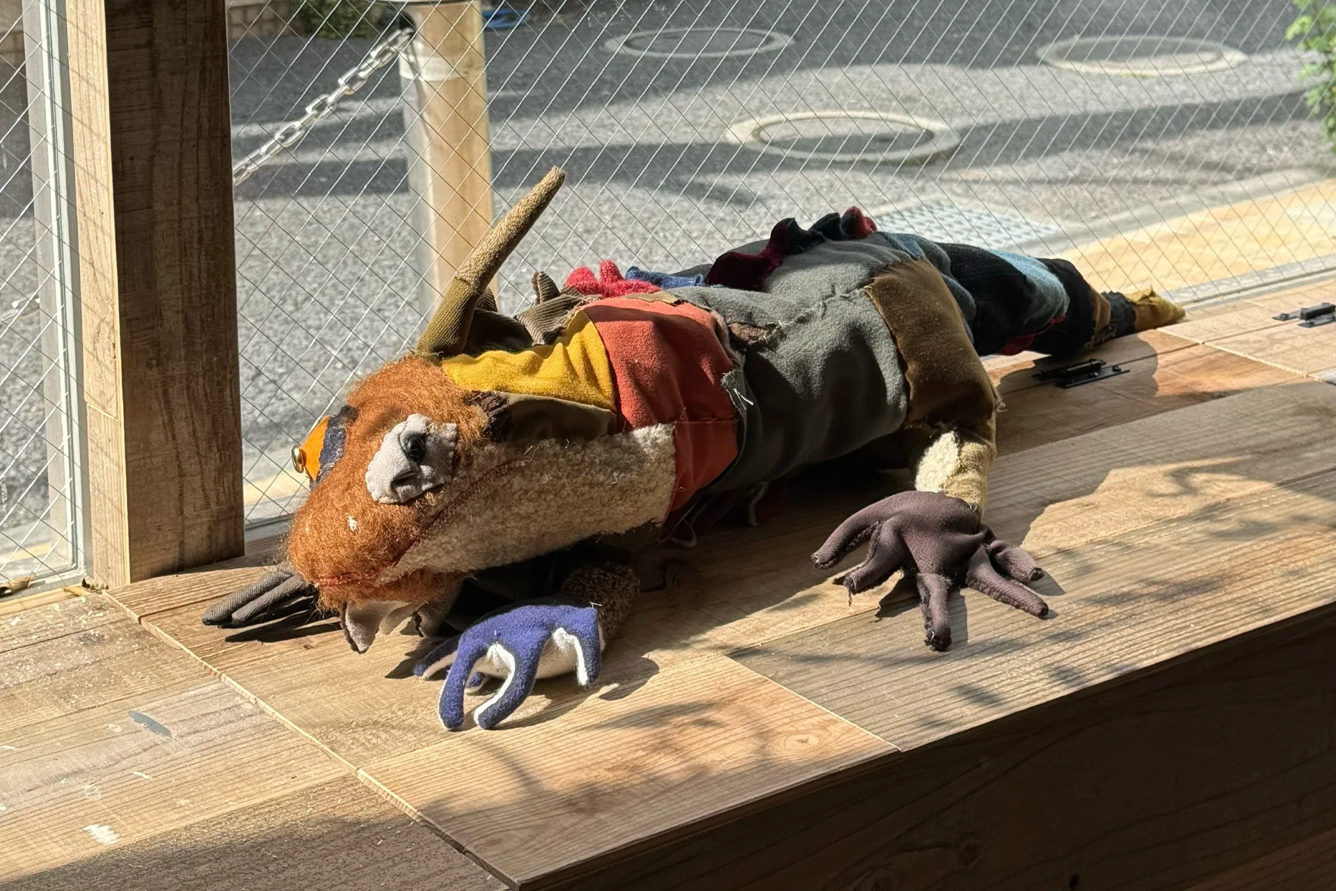 パッチワークの動物