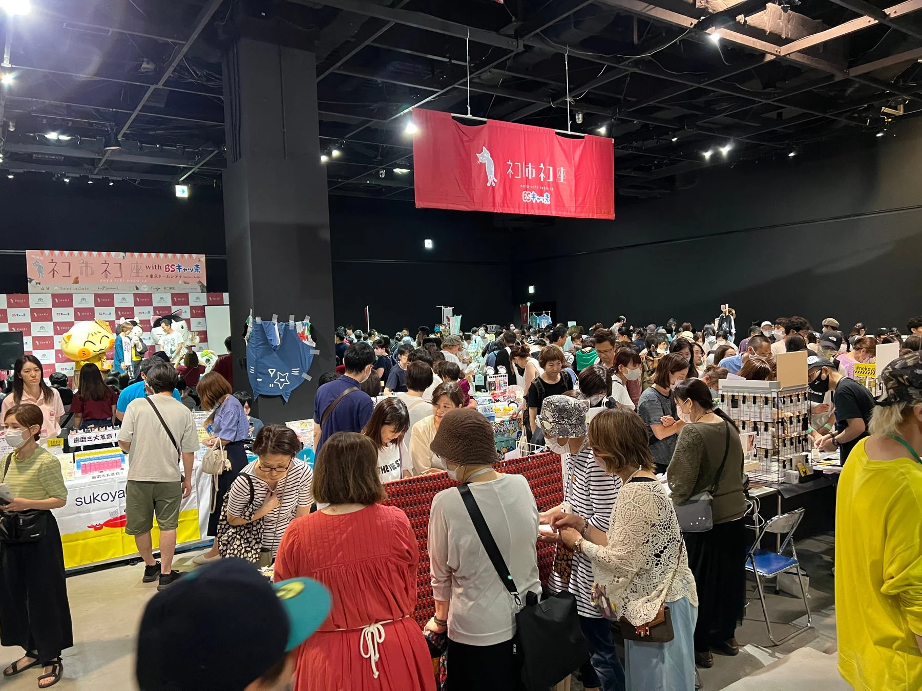 過去のネコ市ネコ座会場の様子