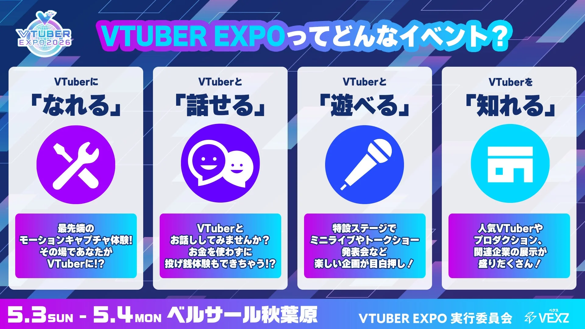 VTUBER EXPO2026 VTUBER EXPOってどんなイベント？
