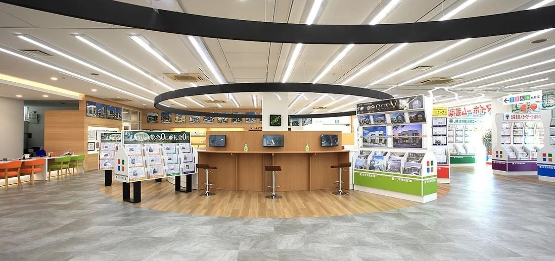 不動産情報センターの屋内風景