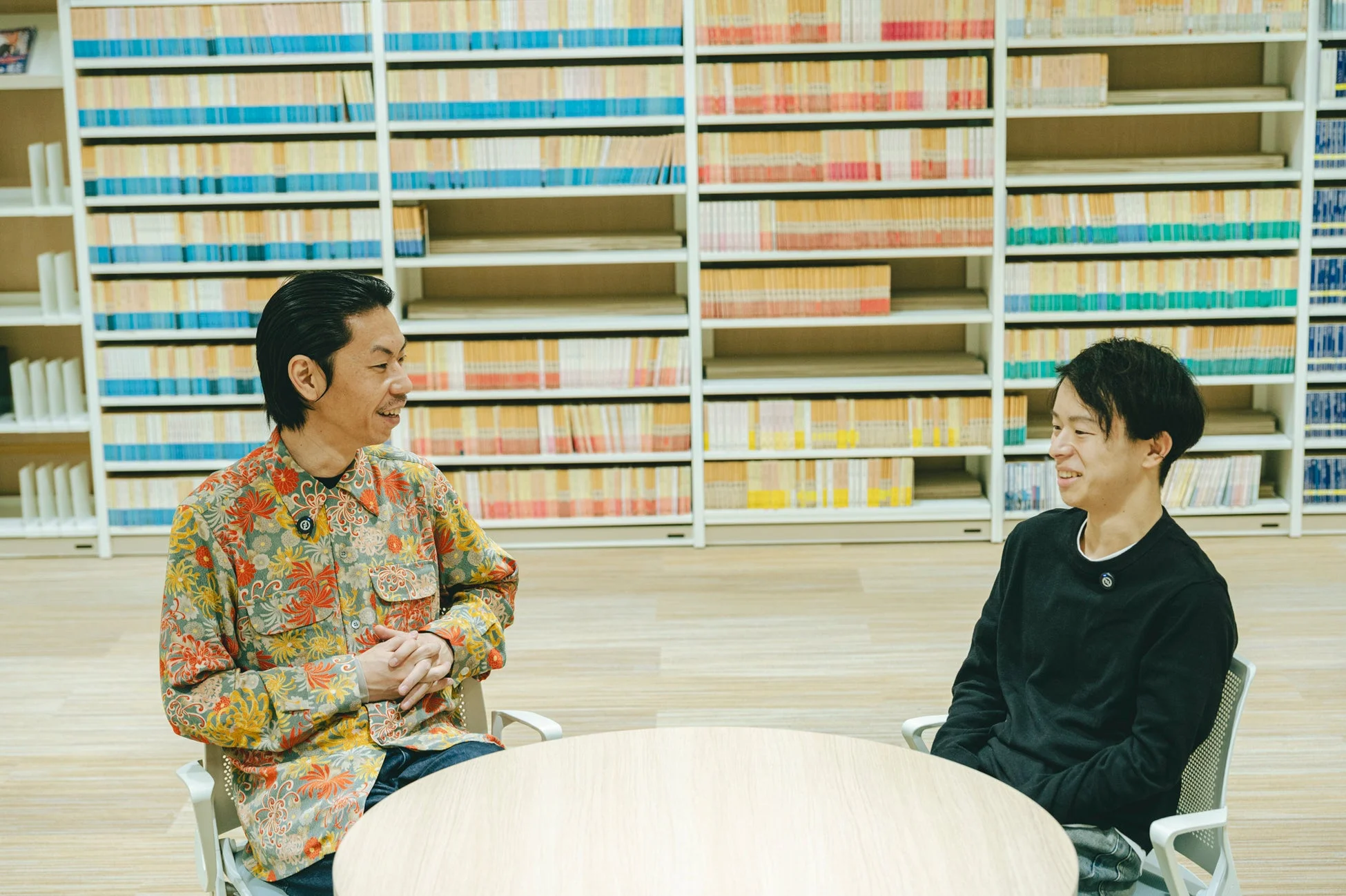 呂布カルマ氏と学生の対談風景