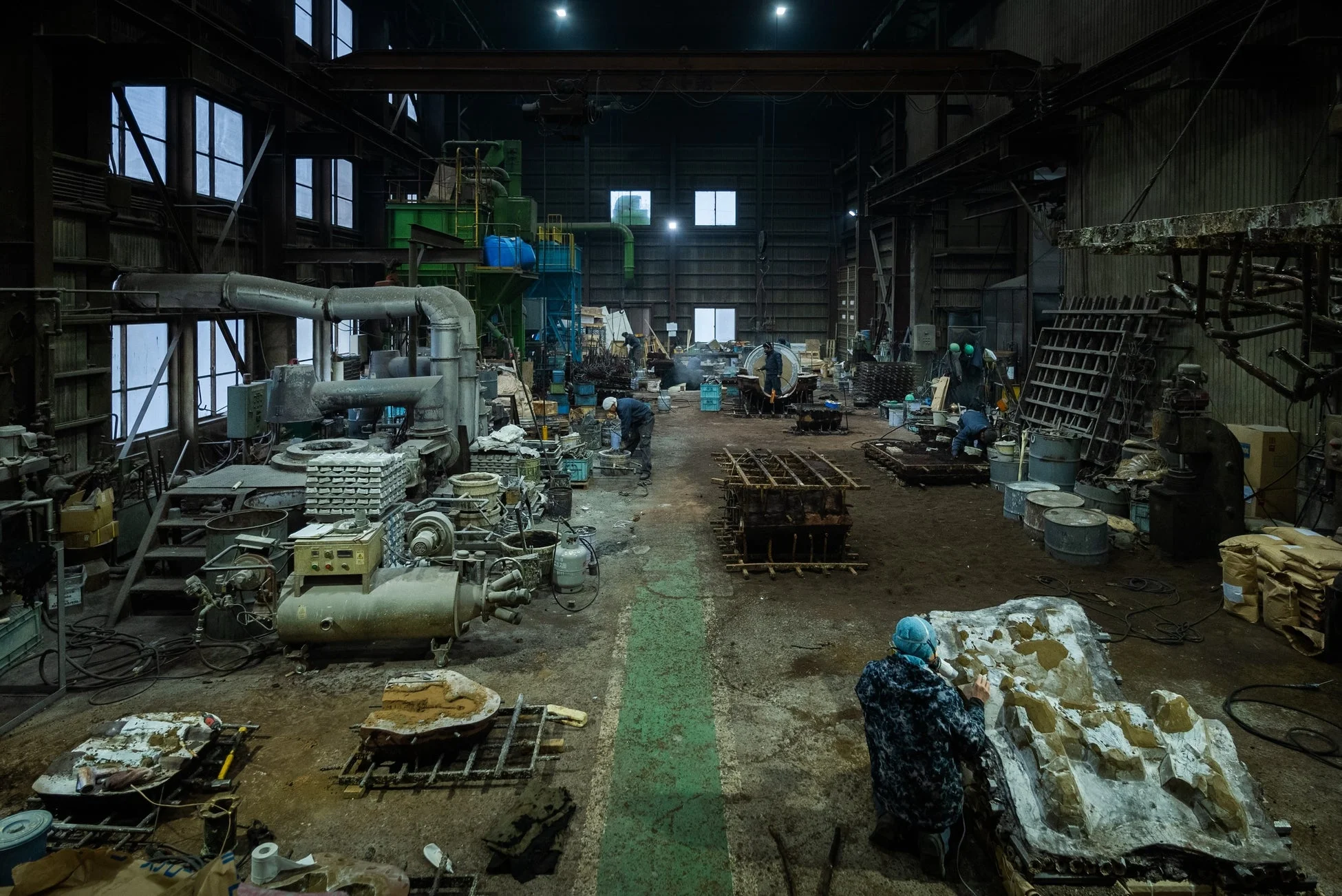 平和合金の工場内部