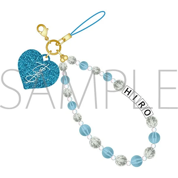 速水ヒロのビーズストラップ