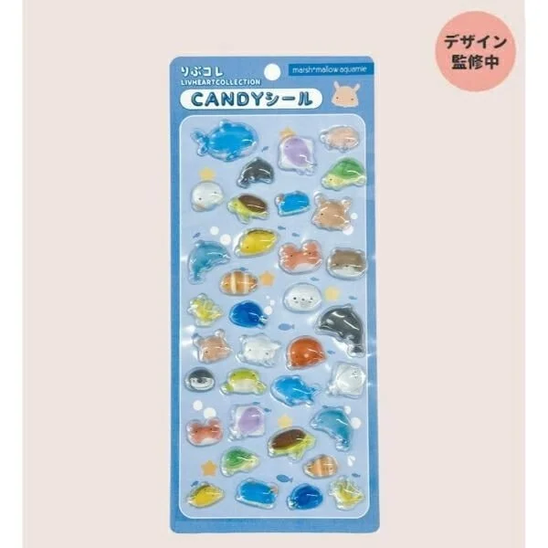 マシュマロアクアミエCANDYシール