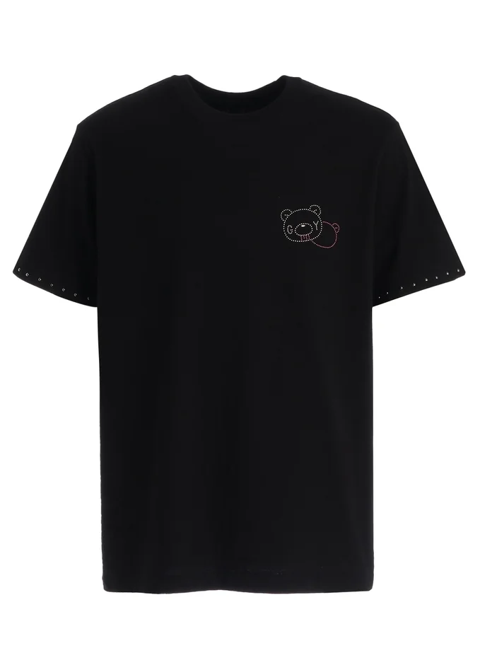 スタッズラインストーンTシャツ