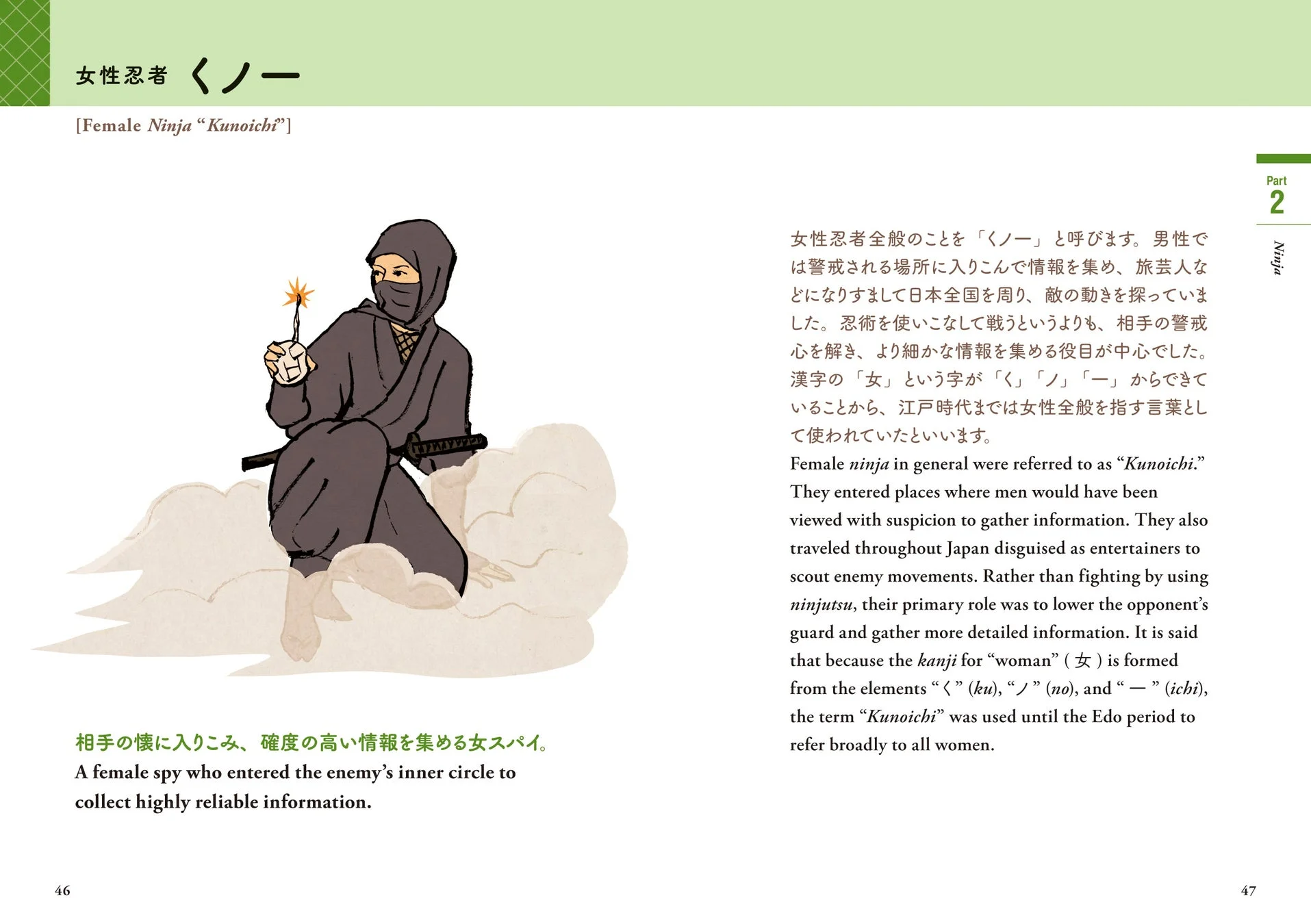 くノ一の紹介ページ