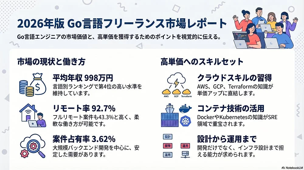 2026年版Go言語フリーランス市場レポート