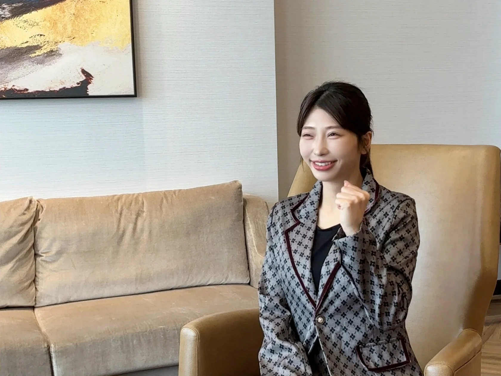 前向きな姿勢を見せる水池愛香氏