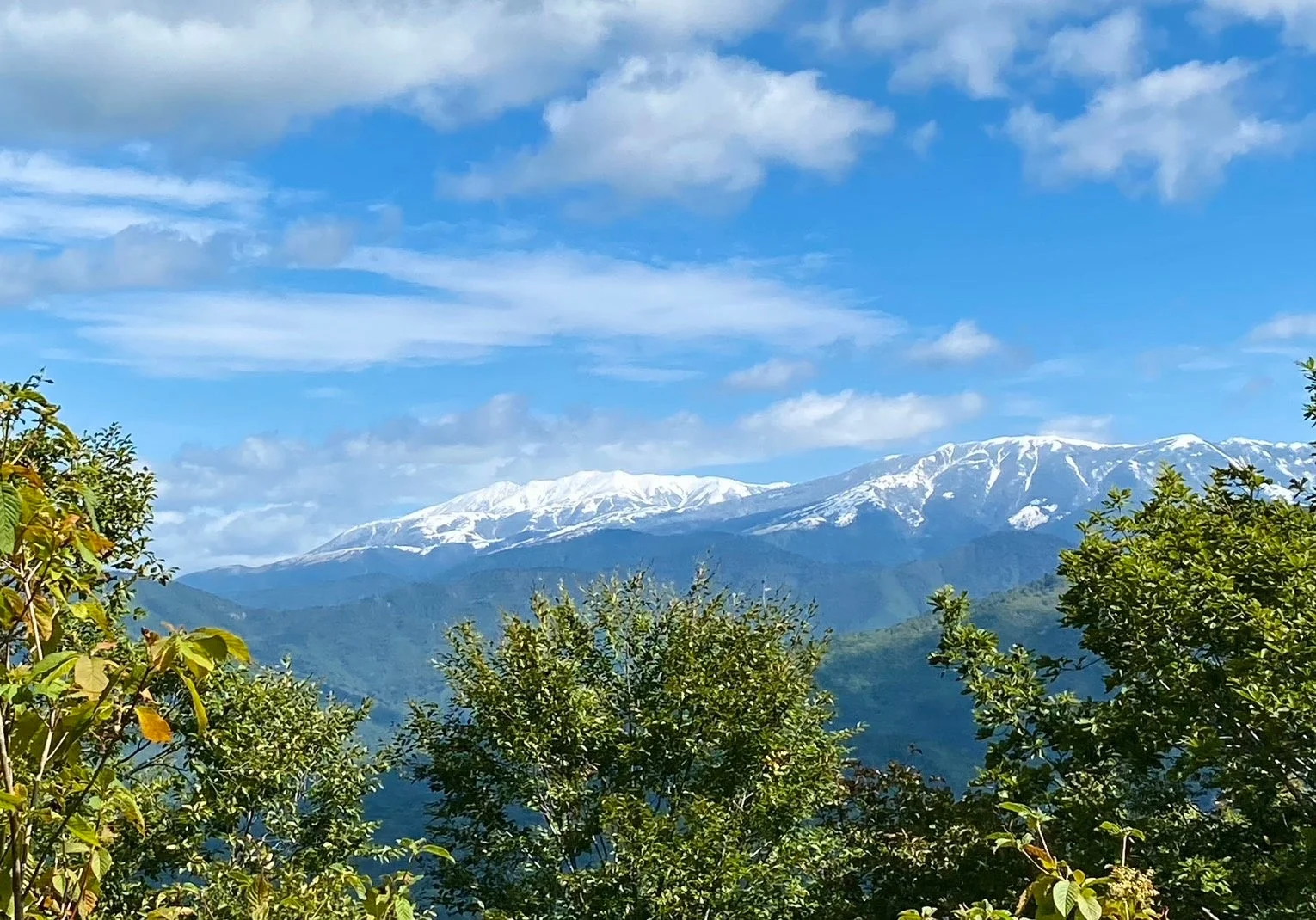 天蓋山からの眺め