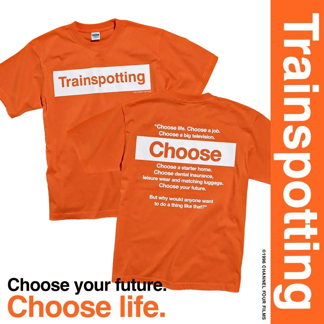 トレインスポッティング復刻Tシャツ