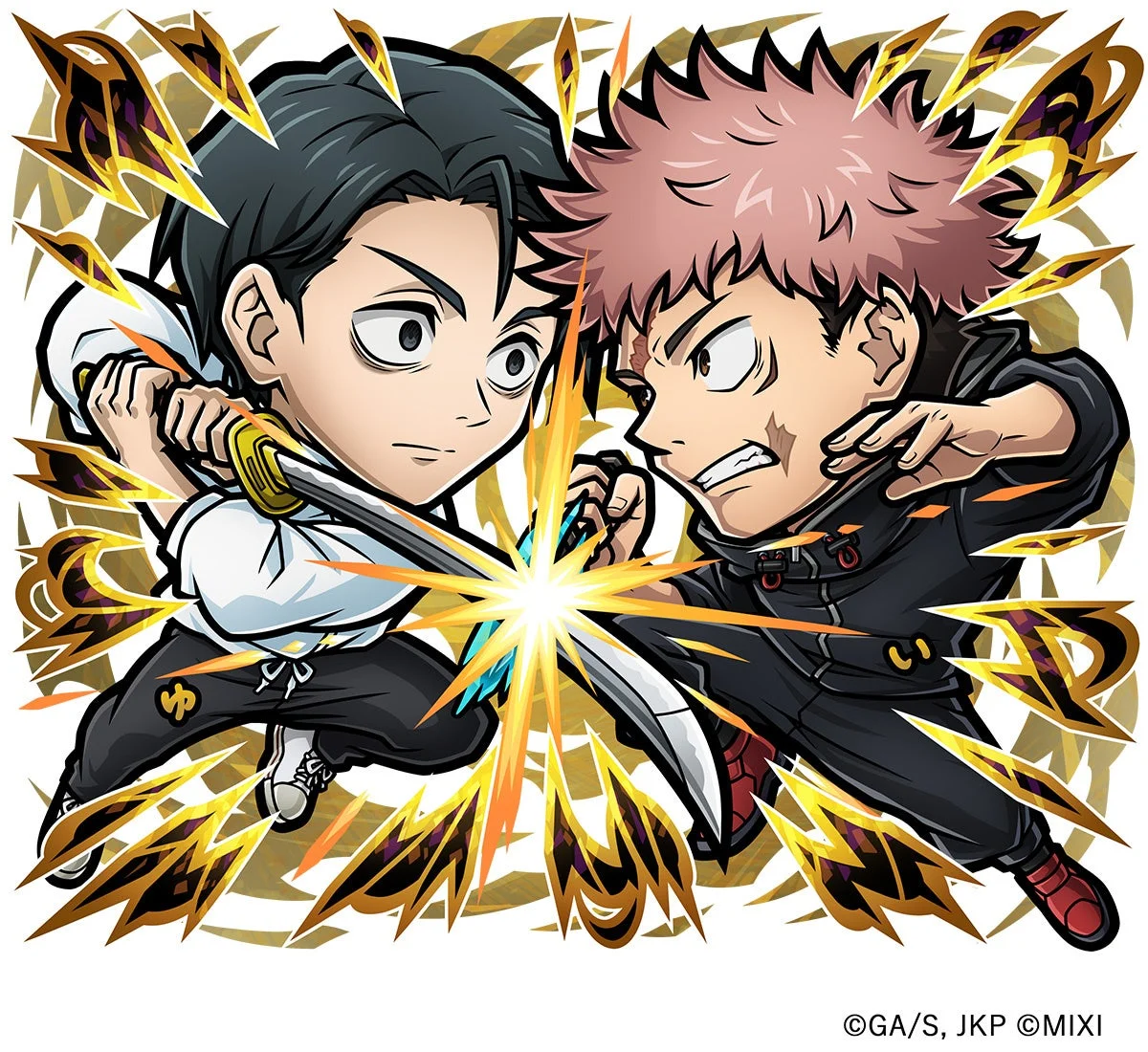 虎杖悠仁vs乙骨憂太