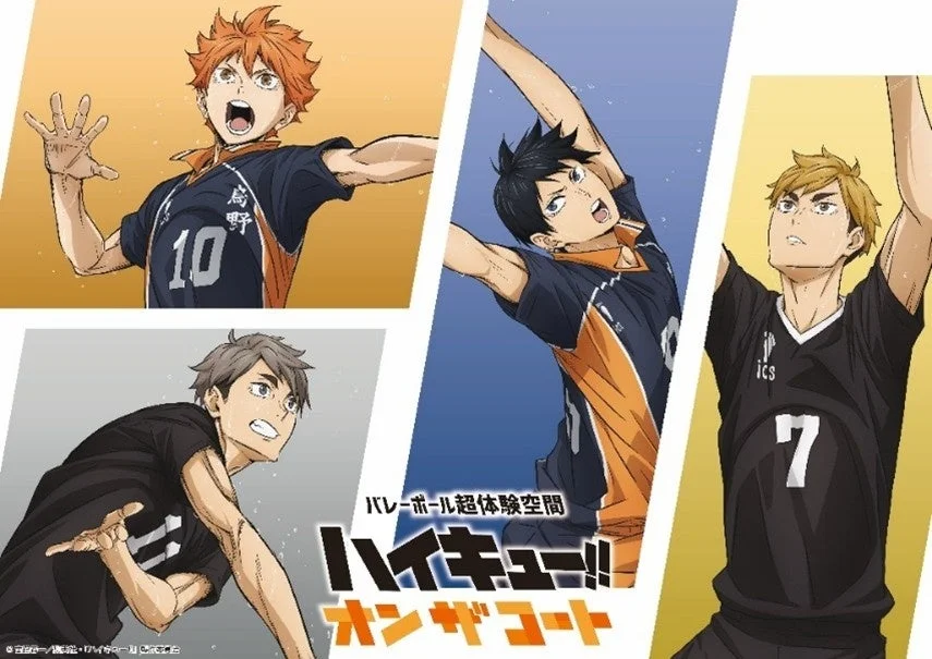 音声ガイドグループAのキャラクター集合イラスト