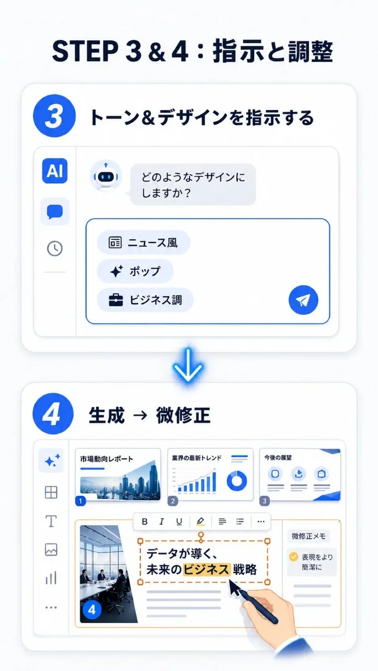 指示と調整