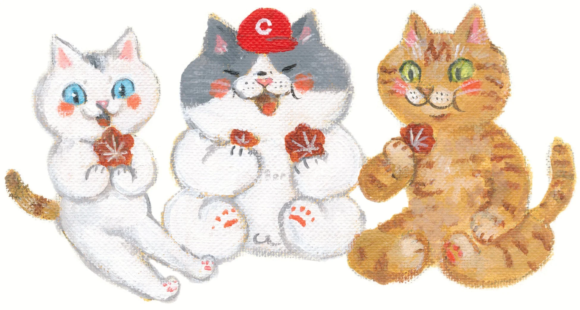 可愛らしい猫のイラスト