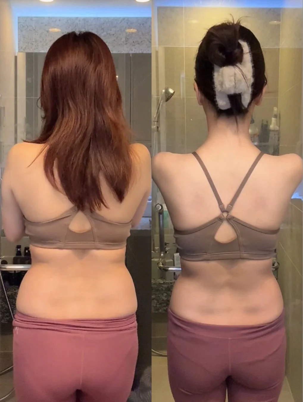 背中のビフォーアフター