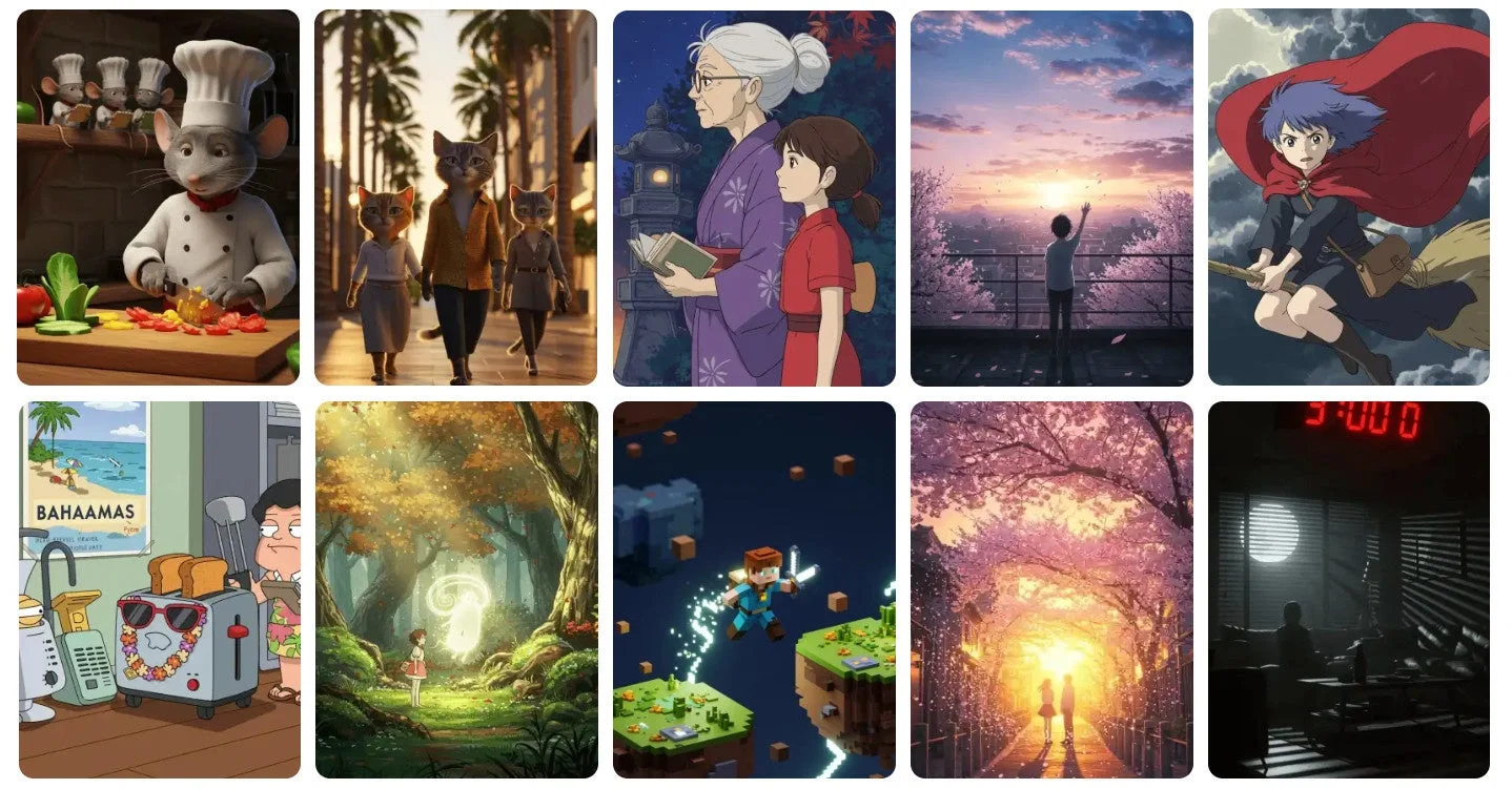 AIエージェント機能による多様なコンテンツ制作