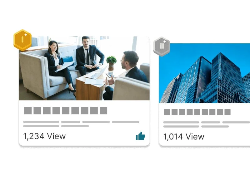 アクセスランキングのUI