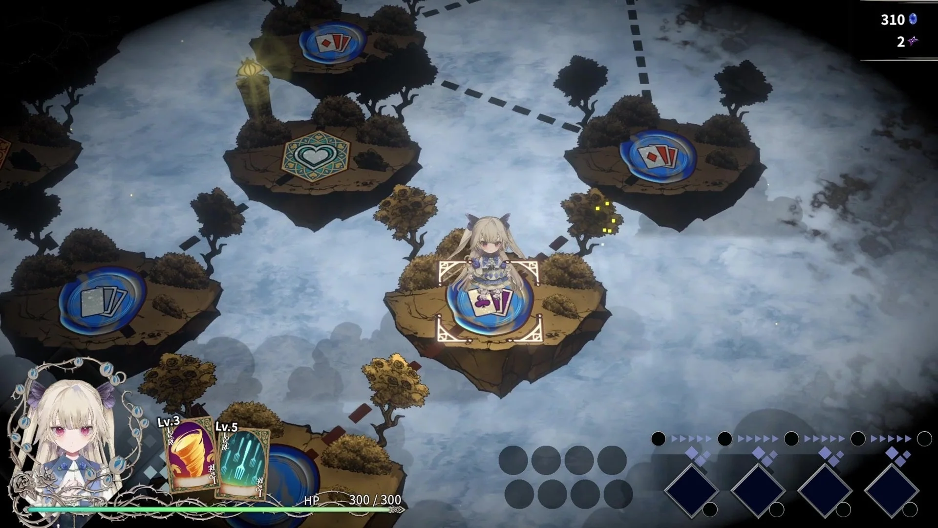 ワンダーランドのマップ