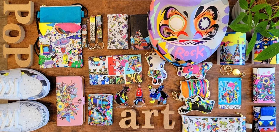 ポップアート柄の雑貨