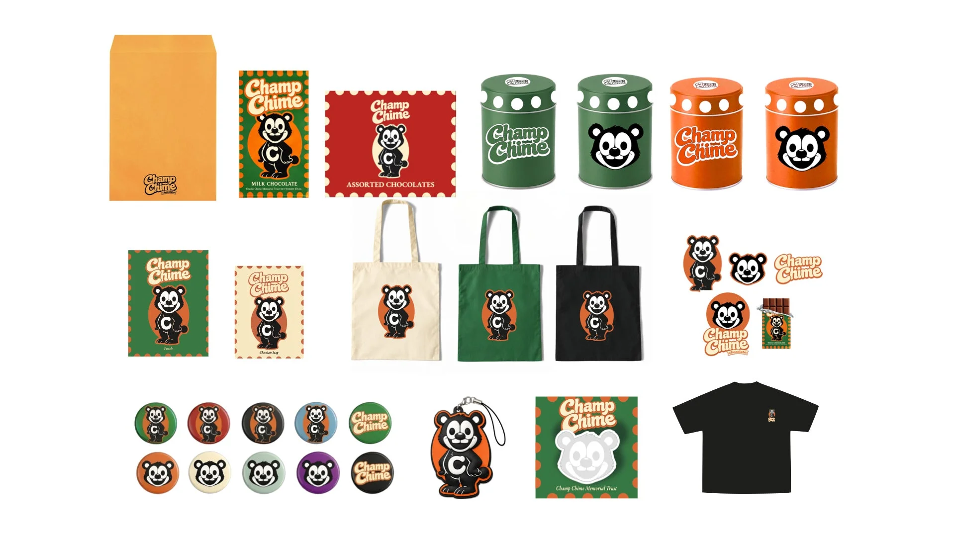 Champ Chimeブランドの多様な商品コレクション