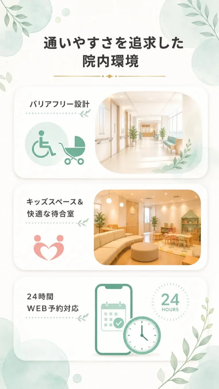 クリニックの院内環境