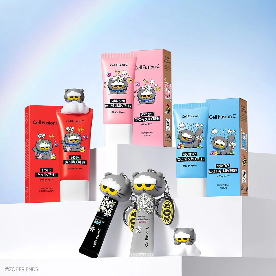 ZO&FRIENDSとCell Fusion Cのコラボレーションサンケア製品