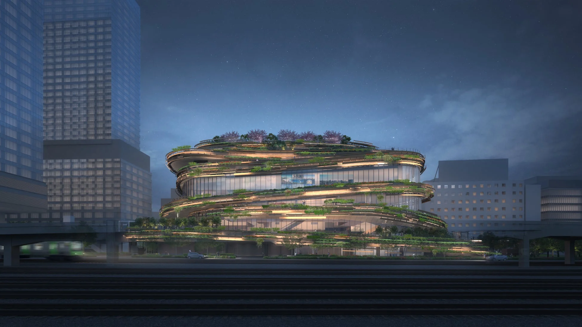 MoN Takanawa 外観（夜）画像