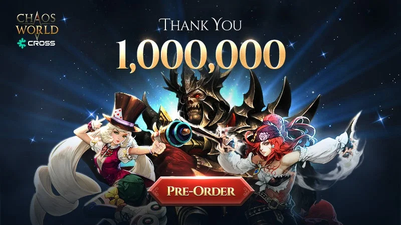 CHAOS WORLD CROSS Thank You 1,000,000 PRE-ORDER