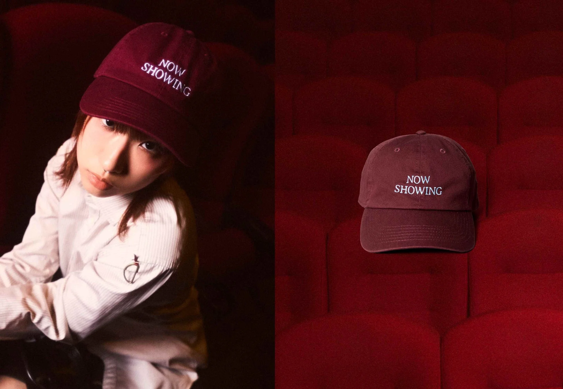 NOW SHOWINGキャップ