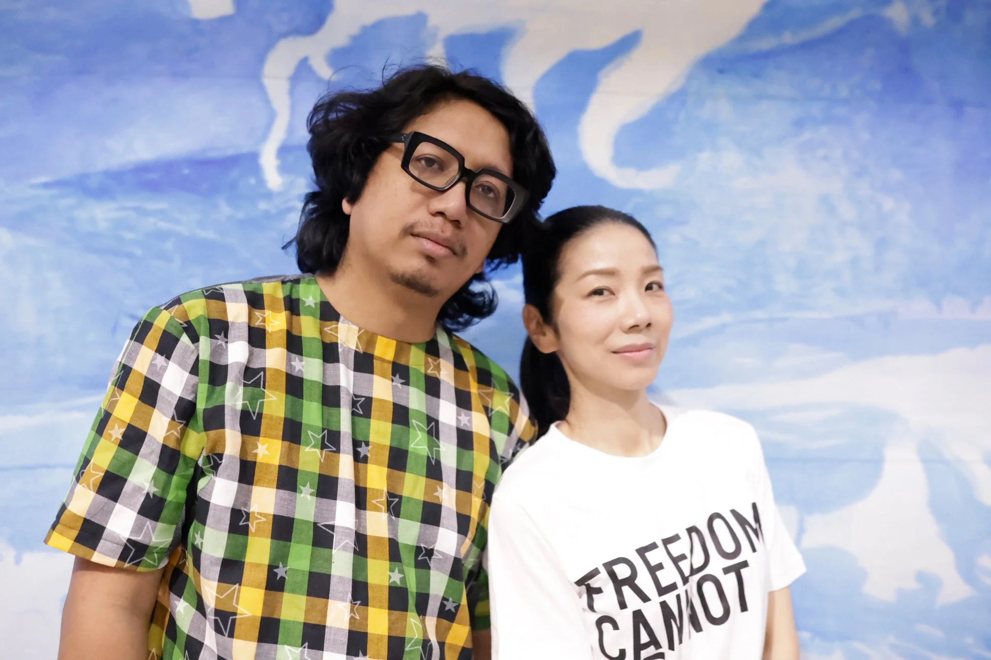 今津景氏とバグース・パンデガ氏のポートレート