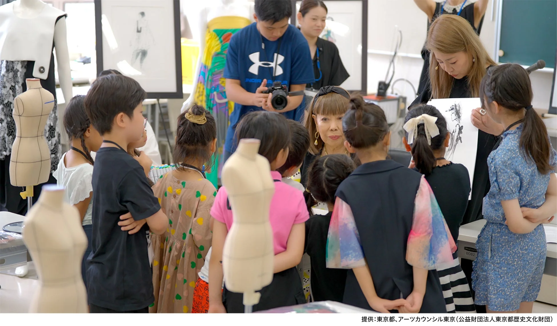 こどもファッションプロジェクトの様子