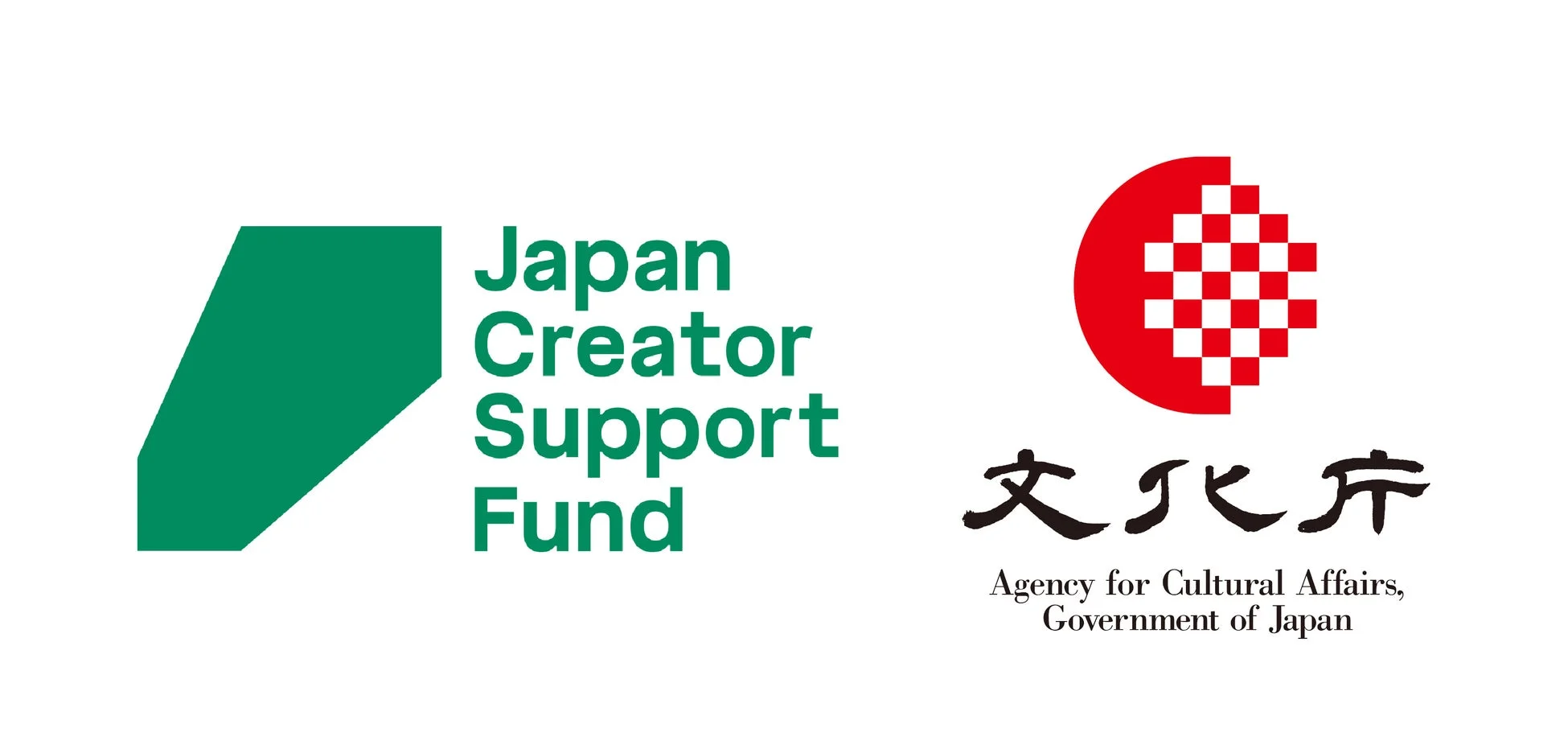 Japan Creator Support Fundと文化庁のロゴ